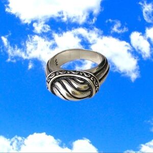 Brighton domed Sterling Silver ring. Size 6 beautiful sterling ring. 925